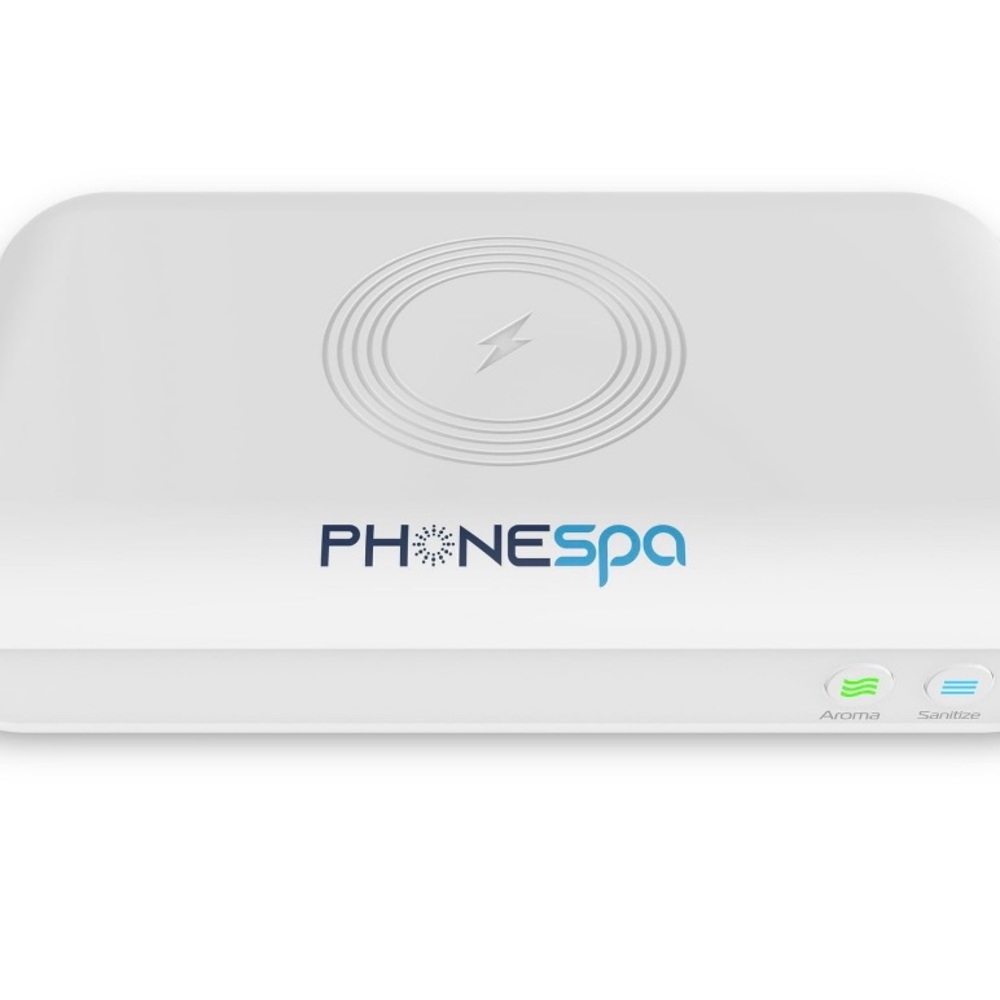 Phonespa Phone & Accessory Sanitizer: Portable, UV-C Sanitizer, Wireless Charger